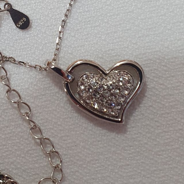 Pendientes ORO BLANCO CORAZÓN.REGALO NAVIDAD.