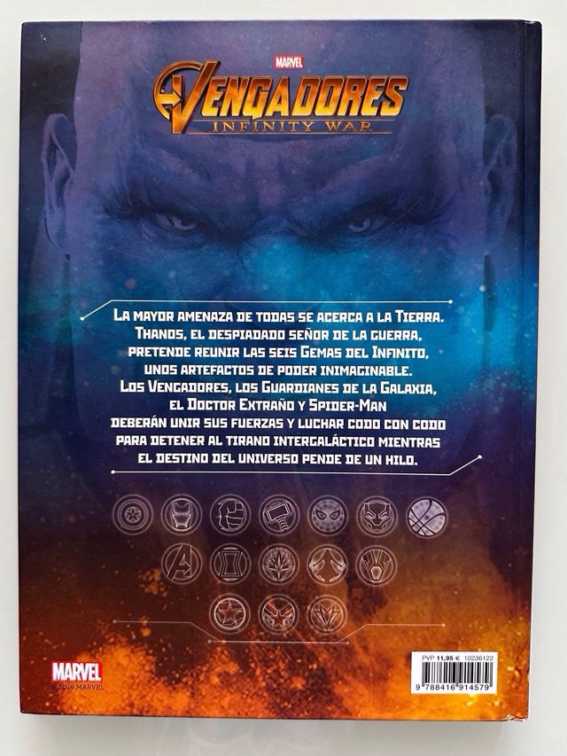 Vengadores. Infinity War. El libro de la película