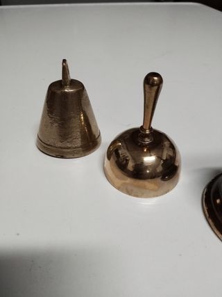 3 campane antiche in bronzo