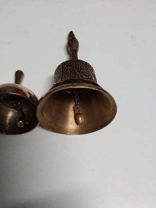 3 campane antiche in bronzo