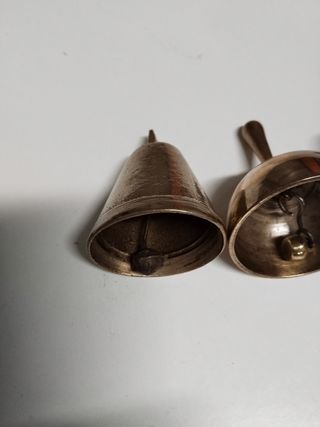 3 campane antiche in bronzo