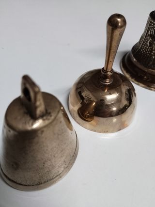 3 campane antiche in bronzo