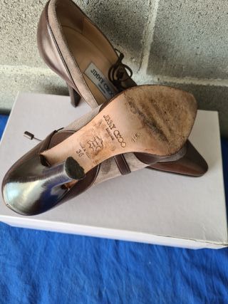 Jimmy Choo Décolleté Beige&Marrone 36