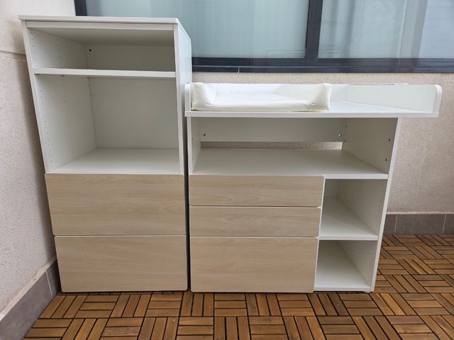 Mueble cambiador bebé Ikea
