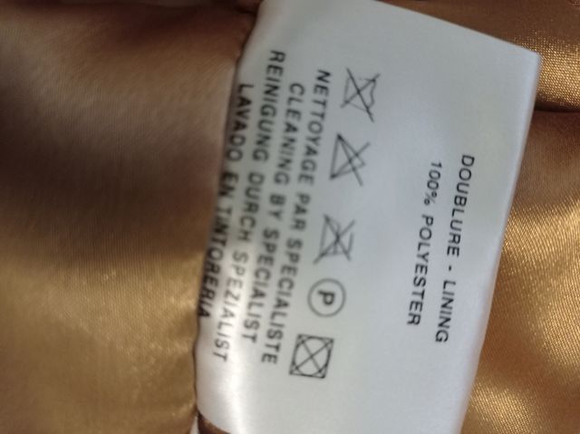 Abrigo cuero Isaco marrón L