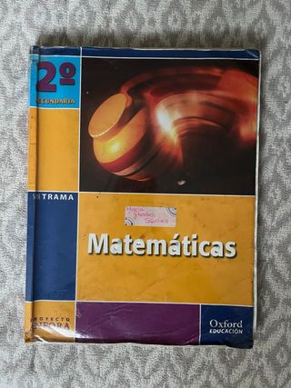 Matemáticas 2 secundaria.