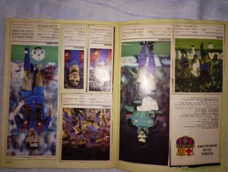 Album Las estrellas de la Liga 86-87 Completo.