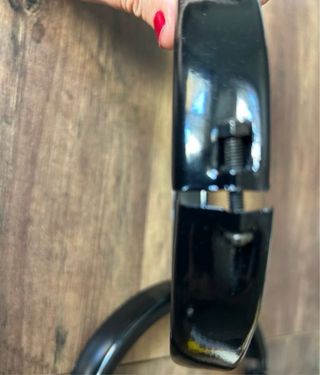 Aro faro moto Harley Davidson negro