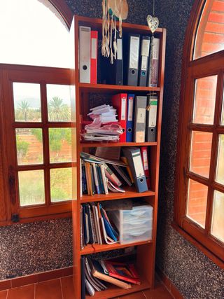 Estantería librería madera marrón2 