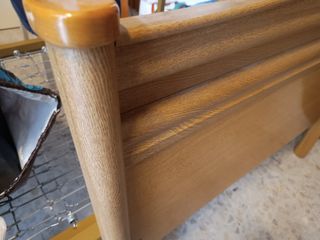 Cabecero cama madera marrón
