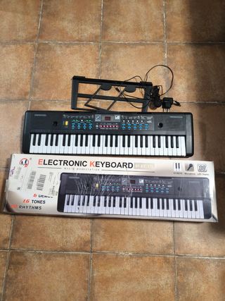 Piano electrónico 61 teclas