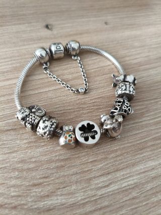 Pulsera Pandora plata charms