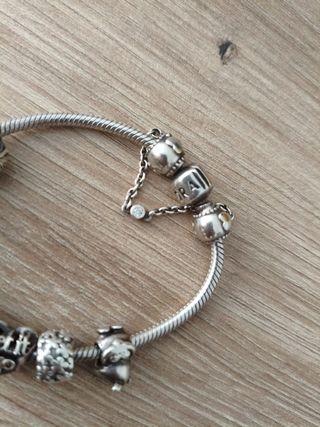 Pulsera Pandora plata charms