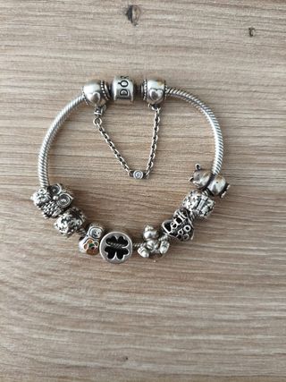 Pulsera Pandora plata charms