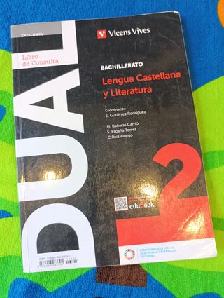 Libro consulta DUAL LENGUA Y LITERATURA 2 BACH