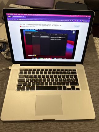 MacBook Pro 15" Late 2013 Plata A1398