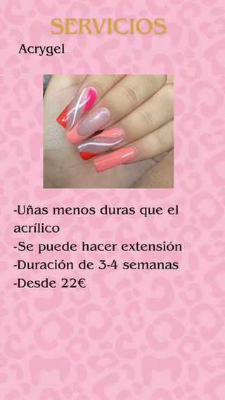 servicio de manicura