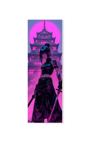 Marcapáginas anime: Guerrera