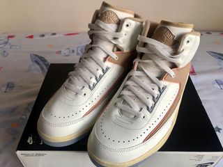 Air Jordan 2 Retro 42eu Crema y pastel 