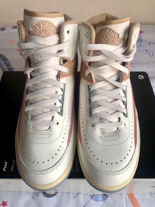 Air Jordan 2 Retro 42eu Crema y pastel 