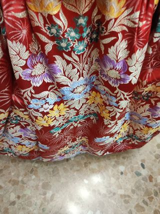 Traje Fallera Rojo - Flores
