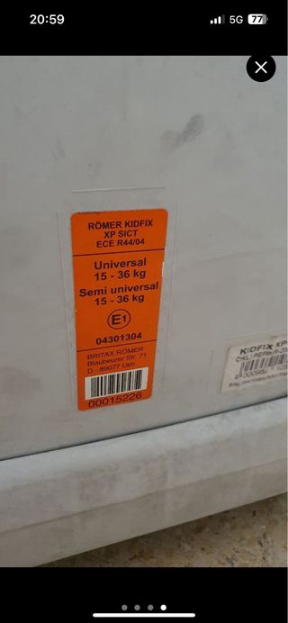 Silla coche Römer Brita
