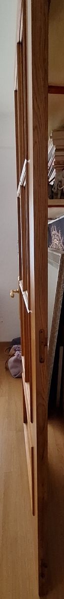 Puerta madera maciza 6 paneles