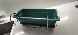 Macetero con soporte - Jardinera ( 38 x 16 x 12 )