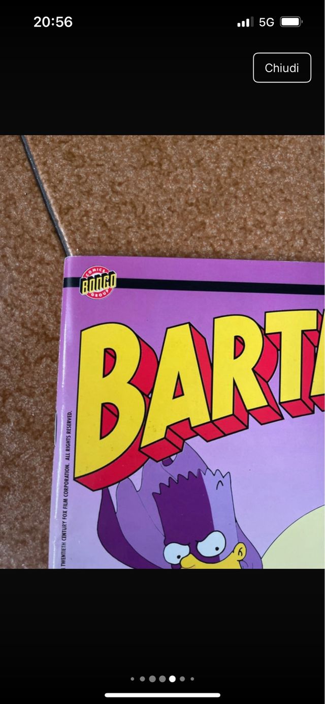 Fumetti n.3 e n. 5 Bartman Anno 1999