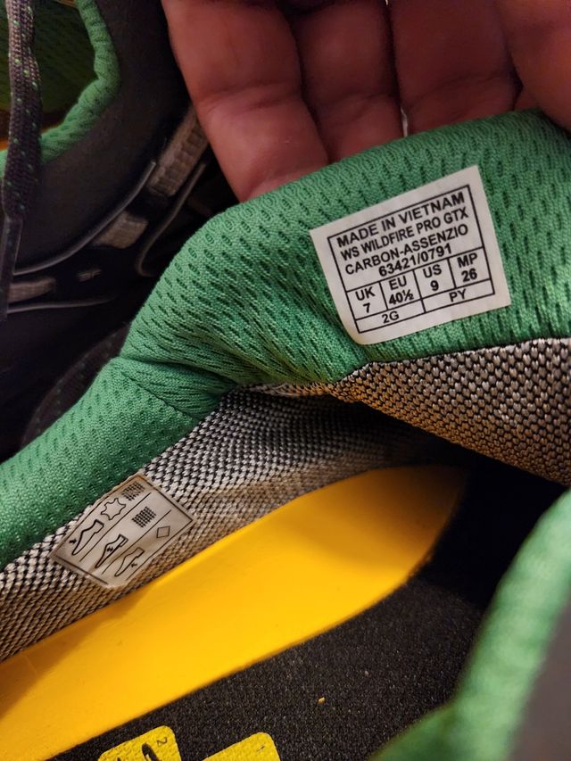 Scarpe Salewa trekking grigio-verdi