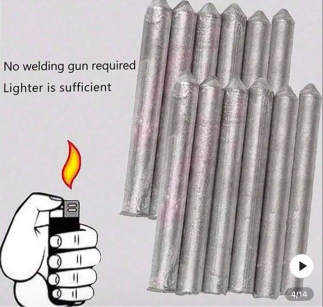 Varillas soldadura universal (6 uds)