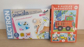 Pack juegos 2-3 años: Electron + puzzle