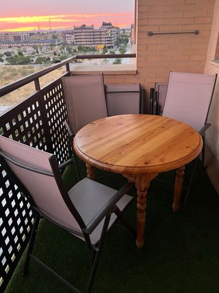 Mesa extensible + 6 sillas