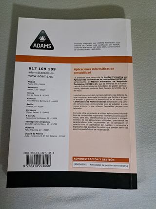 Aplicaciones informáticas de contabilidad. Unidad Formativa 0516 (Spanish Edition)