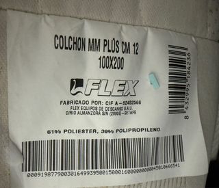 Cama 100x200 cm - colchón más somier 