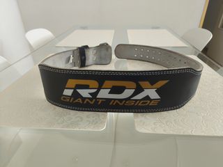 Cinturón halterofilia cuero