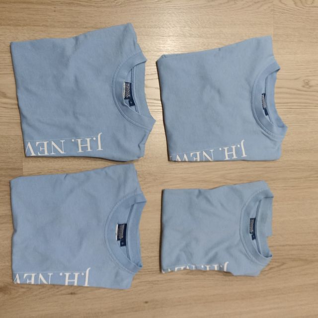 4 Camisetas JH Newman talla 6