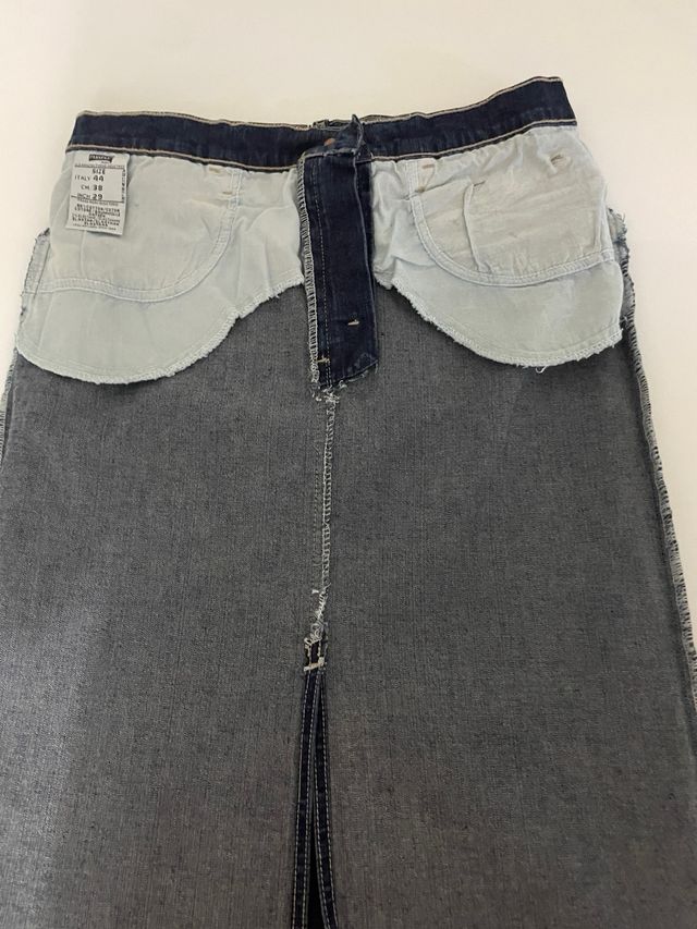 Gonna jeans blu taglia 44