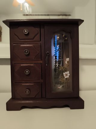 Joyero madera vintage