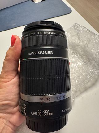 Objetivo Canon 55-250mm