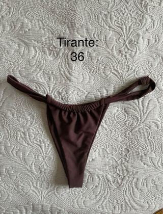 Bikini infivé marrón Talla: superior M inferior: S