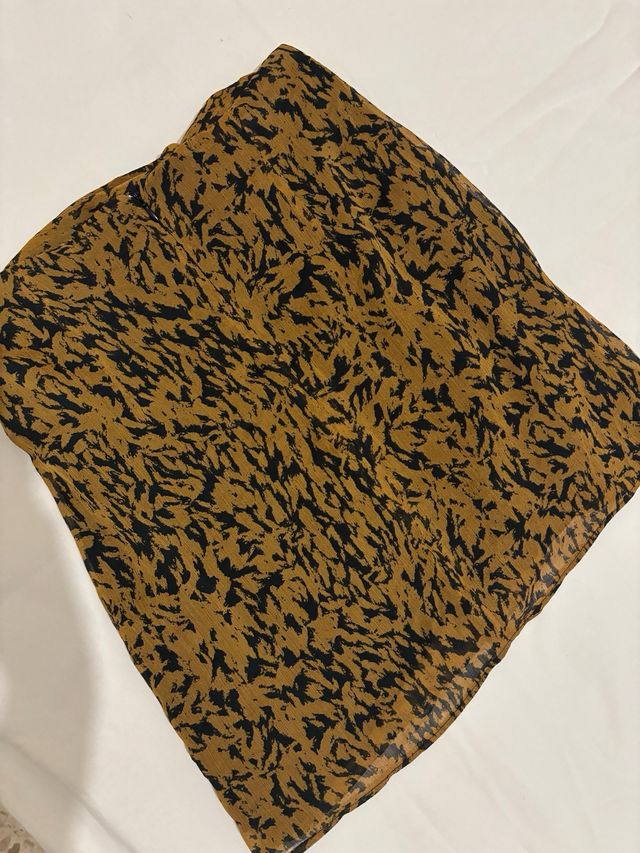 Falda Zara M - Animal Print