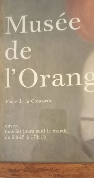 Poster Musée de l'Orangerie