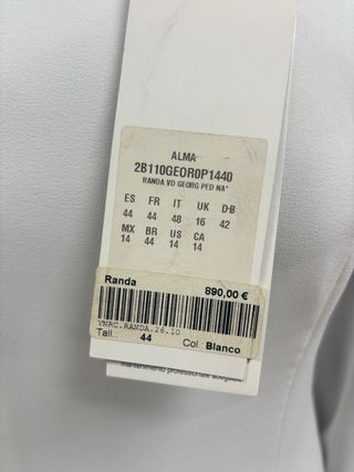 Vestido novia San Patrick talla 40