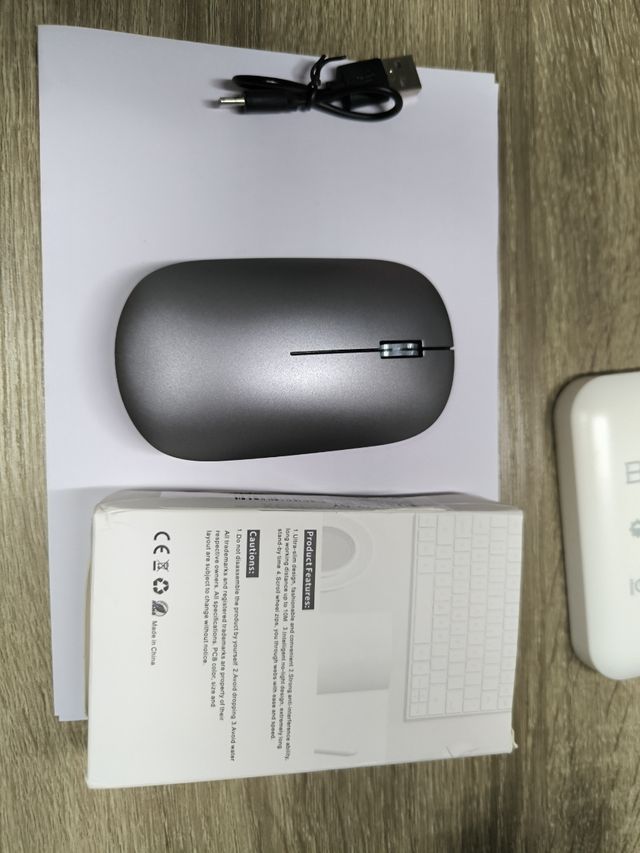 Ratón inalámbrico gris Gsherh Nuevo a estrenar 