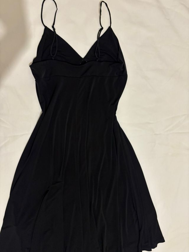 Vestido Zara negro largo, talla S