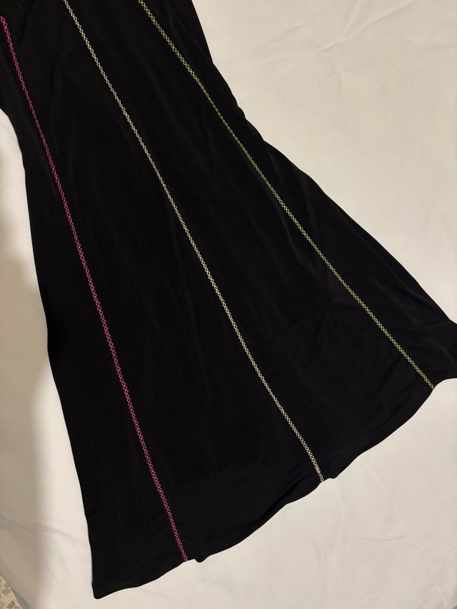 Vestido Zara negro largo, talla S