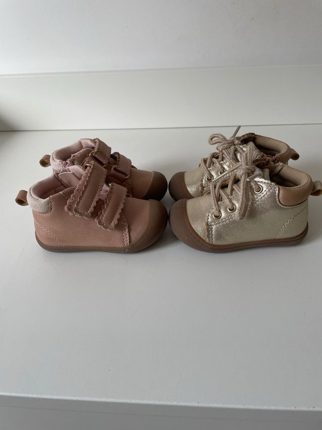 Pack 2 zapatos bebé Kiabi talla 18