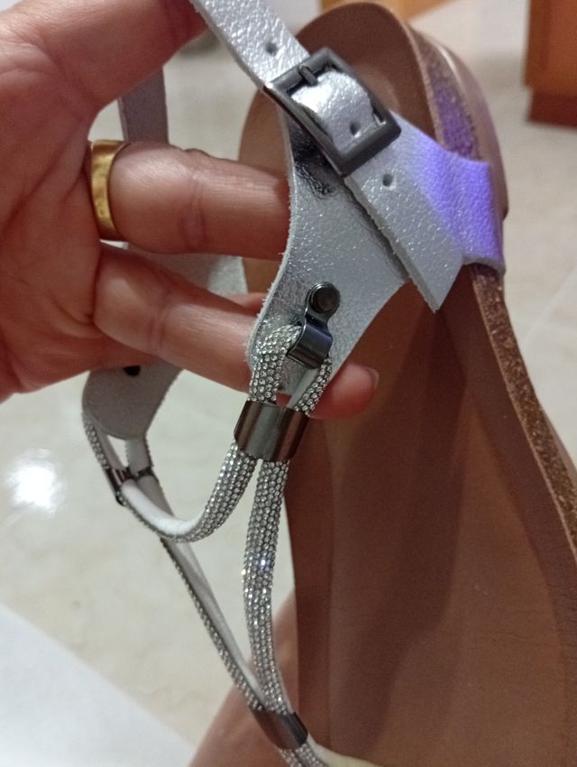 Sandalias Porronet brillantes