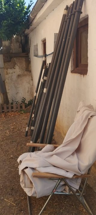 Cenador beige 3x3 - toldo poliéster